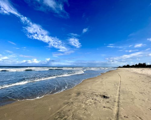 Tarkarli Beach blue sky sea view